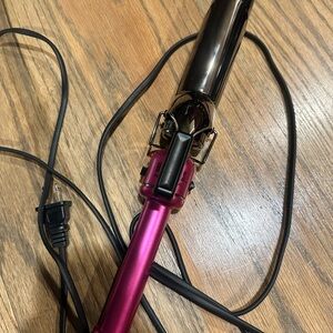 Pink and Black Curling Iron